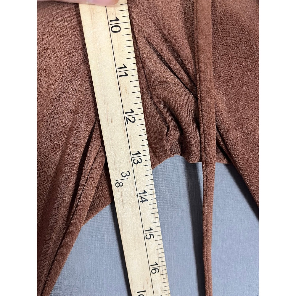 C. Est. 1946 Pants Womens MP Brown Wide Leg Elastic Drawstring NEW - Picture 5 of 10